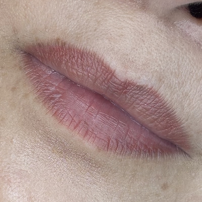 リップアートメイク施術前